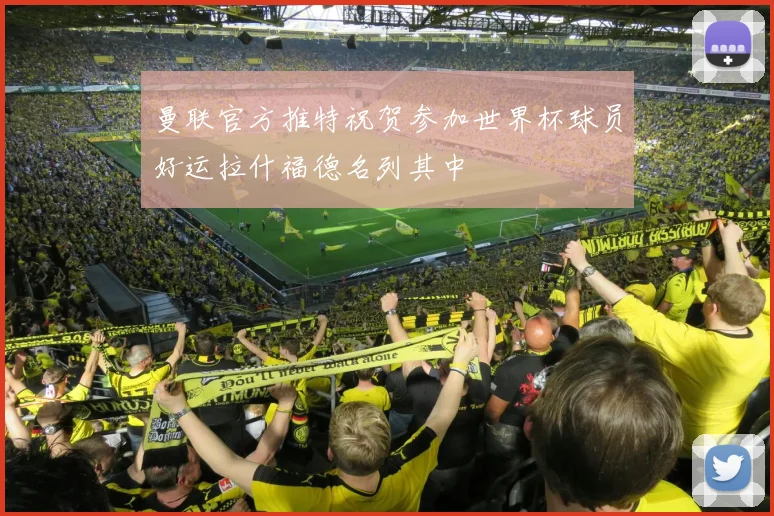 曼联官方推特祝贺参加世界杯球员好运拉什福德名列其中
